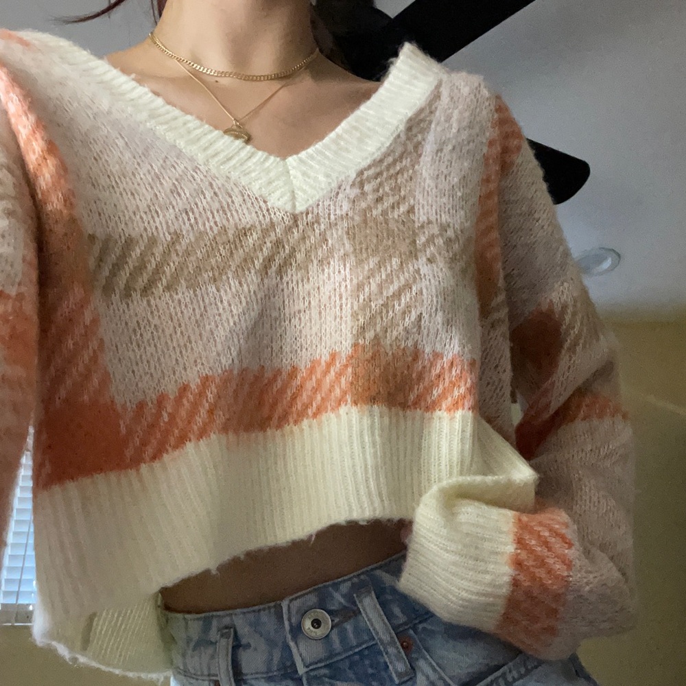 Plaid sweater!
